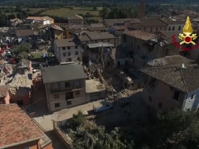 Drones Capture Italy’s Earthquake Scene