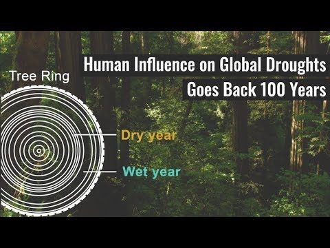 Human Influence on Global Droughts Goes Back 100 Years