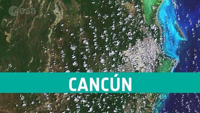 Earth from Space: Cancún, Mexico | GeoSpatial Stream