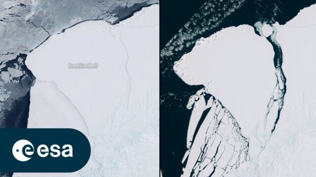 Iceberg Larger than London Breaks off Brunt