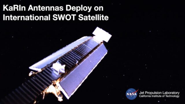 Watch the Latest Water Satellite Unfold Itself in Space