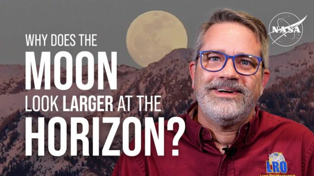 Why Does the Moon Look Larger at the Horizon?